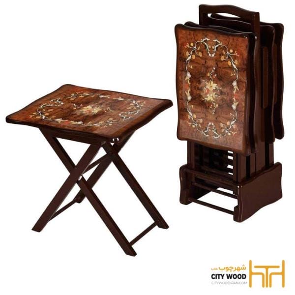 چوب مناسب برای میز عسلی تاشو: چه چوبی دوام بیشتری دارد؟ | راهنمای کاربردی خرید در کاشان