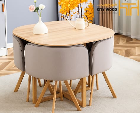 میز ناهارخوری کم جا مدل لیا