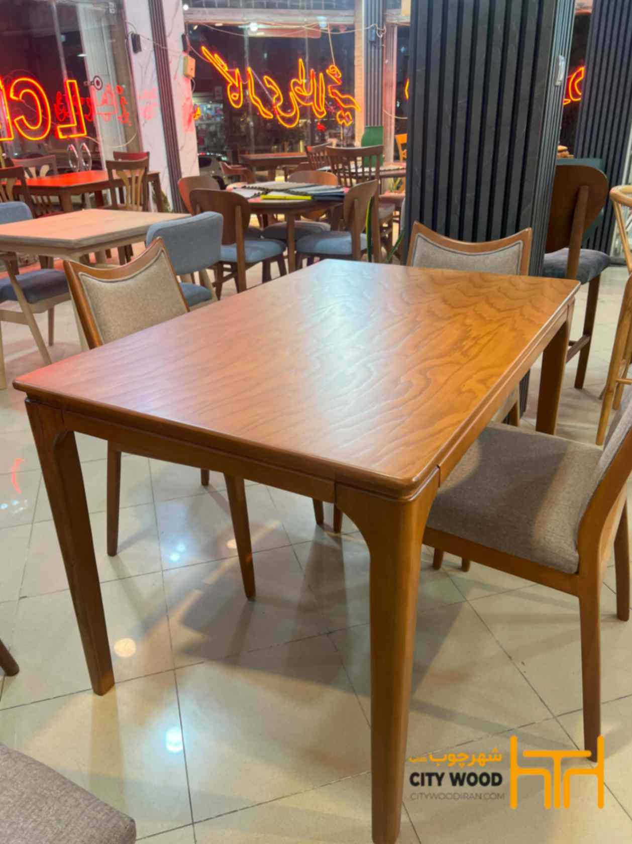 میز ناهار خوری مدل مایا ۴ نفره کد 80002